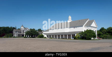 La Cape du cinéma avec le Musée d'art de Cape Cod dans l'arrière-plan. Cape Cod, Massachusetts, USA Banque D'Images