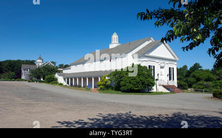 La Cape du cinéma avec le Musée d'art de Cape Cod dans l'arrière-plan. Cape Cod, Massachusetts, USA Banque D'Images