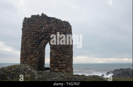 La tour de la Vierge à l'est de Fife neuk près du village côtier de Elie, Ecosse Banque D'Images