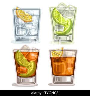 Vector set de boissons Illustration de Vecteur