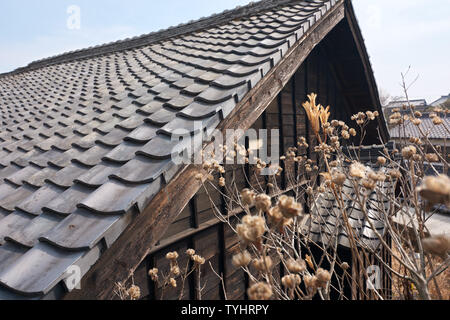 Maison traditionnelle japonaise à la poterie Tokoname sentier, situé à proximité de l'aéroport international de Chubu Centrair Nagoya. Banque D'Images