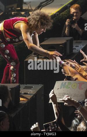 Greta Van Fleet effectuer à Forest Hill Stadium NYC avec : Greta Van Fleet Où : NYC, New York, United States Quand : 26 mai 2019 Credit : Patricia Schlein/WENN.com Banque D'Images