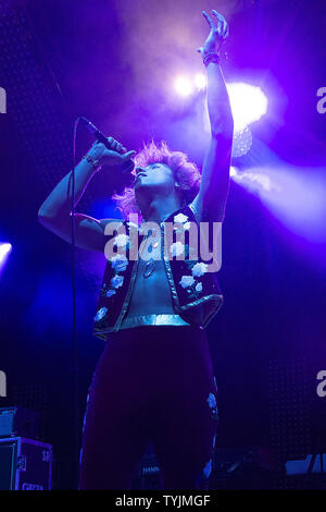 Greta Van Fleet effectuer à Forest Hill Stadium NYC avec : Greta Van Fleet Où : NYC, New York, United States Quand : 26 mai 2019 Credit : Patricia Schlein/WENN.com Banque D'Images