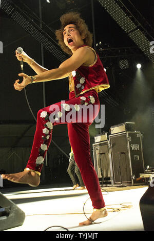 Greta Van Fleet effectuer à Forest Hill Stadium NYC avec : Greta Van Fleet Où : NYC, New York, United States Quand : 26 mai 2019 Credit : Patricia Schlein/WENN.com Banque D'Images