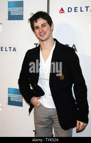 Connor Paolo arrive pour le Tribeca Film Festival première de 'accident' au Tribeca Performing Arts Centre/CCMB à New York le 23 avril 2009. (Photo d'UPI/Laura Cavanaugh) Banque D'Images