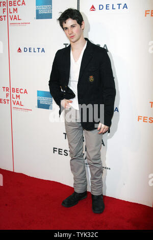 Connor Paolo arrive pour le Tribeca Film Festival première de 'accident' au Tribeca Performing Arts Centre/CCMB à New York le 23 avril 2009. (Photo d'UPI/Laura Cavanaugh) Banque D'Images