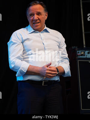 Québec,Canada. Premier ministre du Québec, François Legault assiste aux festivités de la Saint-Jean à Repentigny,Québec Banque D'Images