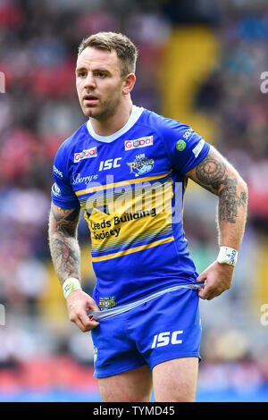 26 MAI 2019 , le stade d'Anfield, Liverpool, Angleterre ; Dacia Magic Week-end, Super League Round 16 Betfred, Leeds Rhinos vs London Broncos ; Richie Myler (7) de Leeds Rhinos Crédit : Craig Thomas/News Images Banque D'Images