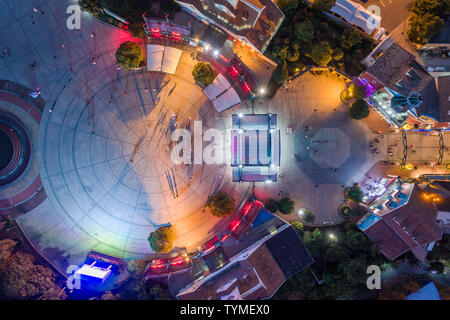 Vue de nuit Shanghai Happy Valley Banque D'Images