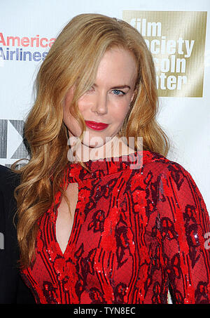 Nicole Kidman arrive sur le tapis rouge à la 2012 Film Society of Lincoln Center Gala NYFF Hommage à Nicole Kidman à l'Alice Tully Hall à New York le 3 octobre 2012. UPI/Dennis Van Tine Banque D'Images