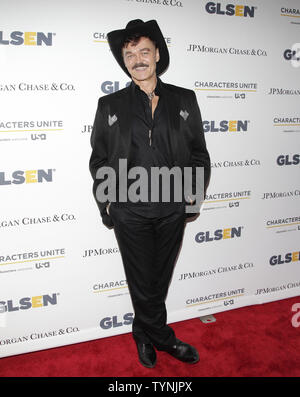 Randy Jones arrive sur le tapis rouge à la 10e édition annuelle des prix à l'égard GLSEN Gotham Hall à New York le 20 mai 2013. UPI/John Angelillo Banque D'Images