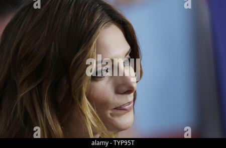 Ashley Greene arrive sur le tapis rouge à la 'tiens j'étais ici' premiere à AMC Lincoln Square Theater à New York le 14 juillet 2014. Focus publiera souhaite que j'étais ici dans certaines villes, le vendredi 18 juillet et s'étendra la libération le vendredi 25 juillet. UPI/John Angelillo Banque D'Images