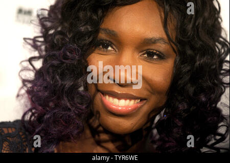 Venus Williams arrive sur le tapis rouge à la 2015 Sports Illustrated du sportif de l'année Cérémonie à Pier 60 à Chelsea Piers, à New York le 15 décembre 2015. Serena Williams est le gagnant de cette années au sportif de l'année. Photo par Dennis Van Tine/UPI Banque D'Images