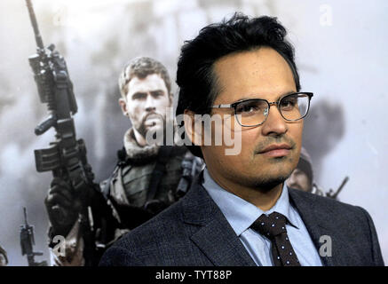 Michael Pena arrive sur le tapis rouge lors de la première mondiale de '12' à forte Jazz at Lincoln Center le 16 janvier 2018 à New York. Photo par Dennis Van Tine/UPI Banque D'Images