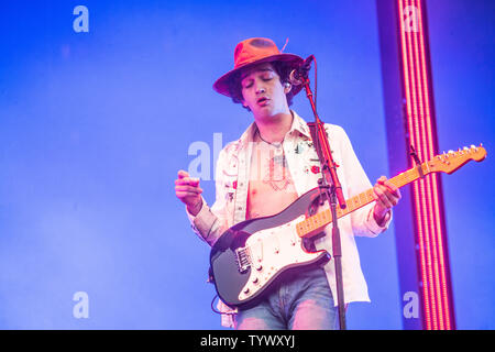 Landgraaf, Pays-Bas 10 juin 2019 L 1975 en concert au Festival Pinkpop 2019 © Roberto Finizio/ Alamy Banque D'Images