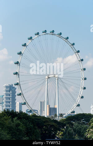 02 octobre, 2018 : Singapore Flyer, roue d'observation. La plus grande grande roue du monde. Singapour Banque D'Images