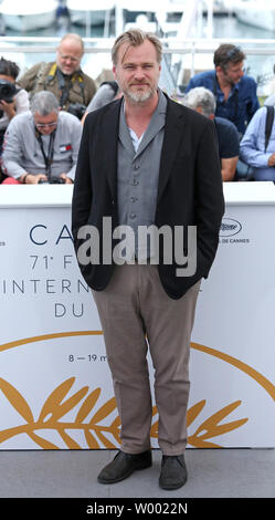 Christopher Nolan arrive à un photocall pour le film "2001 : A Space Odyssey' pendant la 71ième congrès annuel international du Film de Cannes à Cannes, France le 12 mai 2018. Photo de David Silpa/UPI Banque D'Images