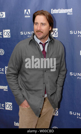 L'acteur Luke Wilson assiste à la première de son film 'Henry Poole est ici' à l'Théâtre Eccles pendant le Festival du Film de Sundance à Park City, Utah le 21 janvier 2008. (Photo d'UPI/Alexis C. Glenn) Banque D'Images