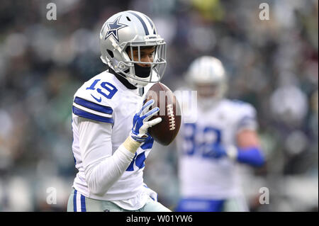 Cowboys de Dallas receveur Brice Butler marque un touchdown au quatrième trimestre contre les Philadelphia Eagles à Lincoln Financial Field, le 31 décembre 2017 à Philadelphie. Les Cowboys ont remporté 6-0. Photo par Derik Hamilton/UPI Banque D'Images