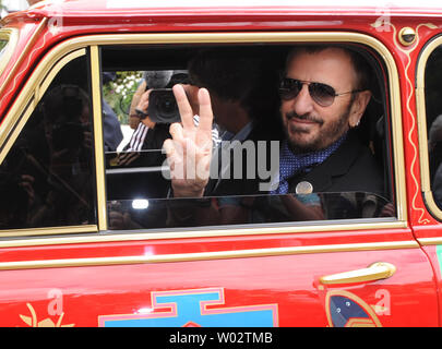 Ringo Starr, musicien britannique participe à la 'RHS Chelsea Flower Show' à Londres le 19 mai 2008. (Photo d'UPI/Rune Hellestad) Banque D'Images