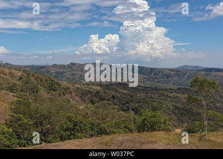 Le paysage de la montagne de Talamanca Panama Banque D'Images