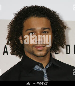 Acteur Corbin Bleu arrive à un photocall pour le film 'High School Musical III' pendant la Festival International du Film de Rome à Rome le 26 octobre 2008. (Photo d'UPI/David Silpa) Banque D'Images