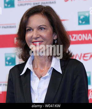 Anne Fontaine arrive à un photocall pour le film 'Mon pire cauchemar (mon pire cauchemar)" lors du 6ème Festival International du Film de Rome à Rome le 30 octobre 2011. UPI/David Silpa Banque D'Images