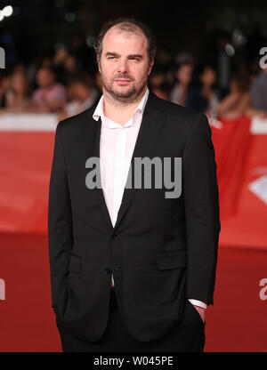 Cédric Anger arrive sur le tapis rouge avant la projection du film 'La prochaine fois je viserai le coeur (la prochaine fois je vais viser le Cœur' au 9e Festival International du Film de Rome à Rome le 20 octobre 2014. UPI/David Silpa Banque D'Images