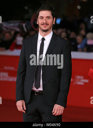 La société Mainetti arrive sur le tapis rouge avant la projection du film 'Lo Chiamavano Robot Jeeg" au 10e Festival International du Film de Rome à Rome le 17 octobre 2015. UPI/David Silpa Banque D'Images