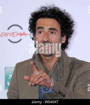 Laurent Laffargue arrive à une photo pour le film d'appel 'Les Rois du monde (Mad Kings) lors de la 10e Festival International du Film de Rome à Rome le 19 octobre 2015. Photo de David Silpa/UPI Banque D'Images