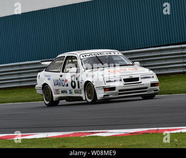 Ian Goff, Max Goff, Ford Sierra Cosworth RS500, des voitures de tourisme historique, défi à la HTCC, Tony Dron Trophy, Donington Festival historique, mai 2019, motor r Banque D'Images