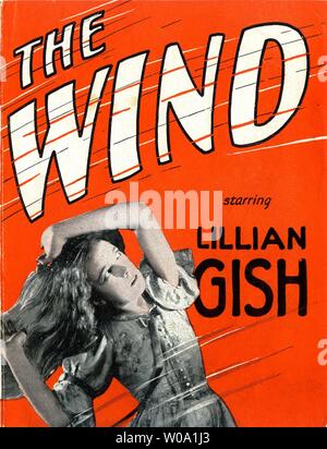 LILLIAN GISH DANS LE VENT 1928 VICTOR SEASTROM directeur / scénario SJOSTROM FRANCES MARION Metro Goldwyn Mayer Banque D'Images