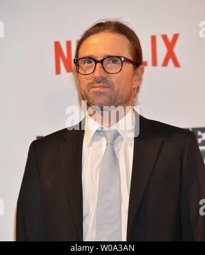 Le réalisateur David Michod assiste à la première mondiale au Japon pour le film "War Machine" à Tokyo, Japon le 23 mai 2017. Photo par Keizo Mori/UPI Banque D'Images