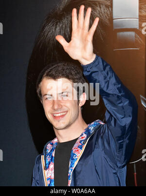 Acteur Dylan Minnette assiste à un événement pour les examens préalables le drame de Netflix '13 raisons pour lesquelles" à Tokyo, Japon, le 23 avril 2018. ? ? ? ? ?Photo par Keizo Mori/UPI Banque D'Images