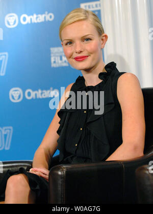 Kate Bosworth assiste au Toronto International Film Festival conférence de presse pour "The Girl In The Park" à l'hôtel Sutton Place, à Toronto, Canada le 10 septembre 2007. (Photo d'UPI/Christine Chew) Banque D'Images