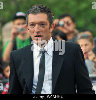 L'acteur français Vincent Cassel arrive pour le Festival International du Film de Toronto le gala d'avant de 'l'ennemi public numéro un" (également connu sous le nom de 'L'Instinct de mort) au Roy Thomson Hall à Toronto, Canada le 11 septembre 2008. (Photo d'UPI/Christine Chew) Banque D'Images