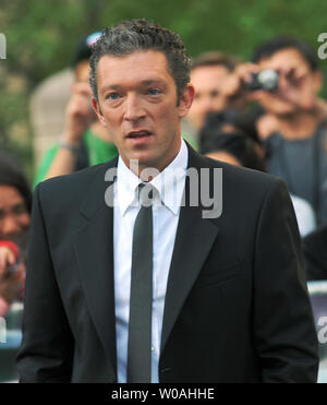 L'acteur français Vincent Cassel arrive pour le Festival International du Film de Toronto le gala d'avant de 'l'ennemi public numéro un" (également connu sous le nom de 'L'Instinct de mort) au Roy Thomson Hall à Toronto, Canada le 11 septembre 2008. (Photo d'UPI/Christine Chew) Banque D'Images