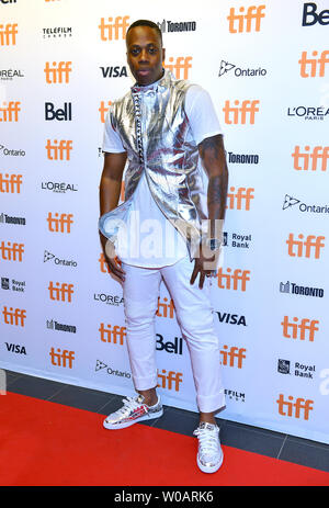 Kardinal Offishall musicien arrive à la soirée TIFF fundraiser tenue au TIFF Bell Lightbox in Toronto, Canada le 7 septembre 2016. L'événement est un coup d'envoi de la 41e Festival International du Film de Toronto (TIFF), qui se déroule du 8C17 et aussi une collecte de fonds au profit de programmes de films de sensibilisation de TIFF permettant aux jeunes dans les collectivités mal desservies d'apprendre et de participer à des ateliers de films gratuitement. Photo par Christine Chew/UPI Banque D'Images