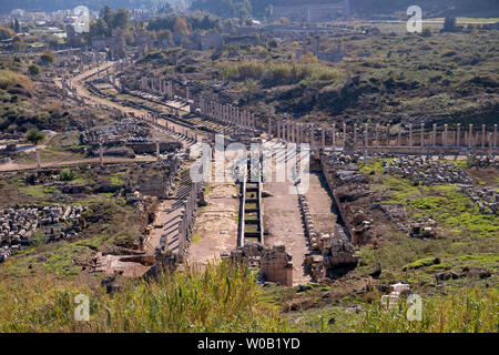 Perga ou Pergé était une ancienne ville d'Anatolie en Turquie moderne, une fois la capitale de la Pamphylie Secunda, maintenant à Antalya Banque D'Images