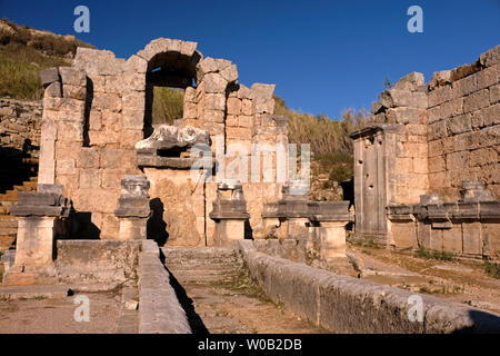 Perga ou Pergé était une ancienne ville d'Anatolie en Turquie moderne, une fois la capitale de la Pamphylie Secunda, maintenant à Antalya Banque D'Images
