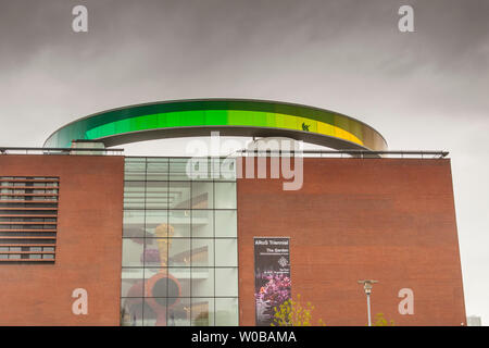 AARHUS, DANEMARK - 9 mai, 2017 : Musée d'art moderne de pluie jour le 9 mai 2017 à Aarhus, Danemark. Banque D'Images