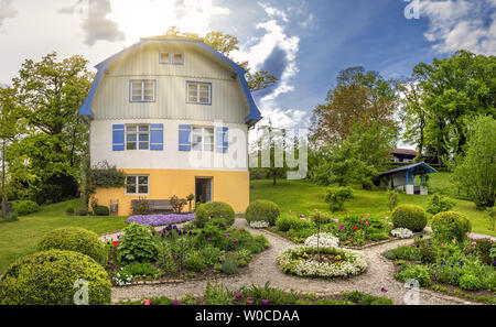 Maison Muenter à Murnau, Bavière, Allemagne. Banque D'Images