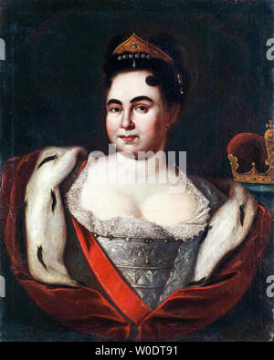 Catherine I de Russie, 1684-1727, portrait, vers 1720 Banque D'Images