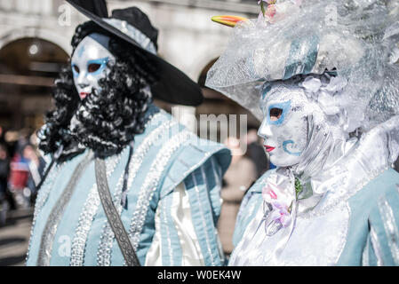 Carnaval de Venise 2017 traditionnels Banque D'Images