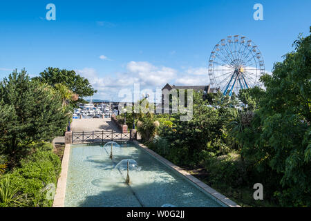 Bangor Marina et parc Pickie Banque D'Images