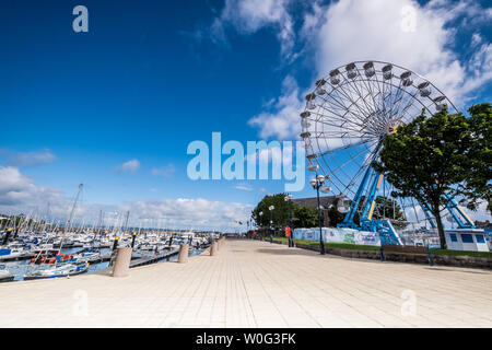 Bangor Marina et parc Pickie Banque D'Images
