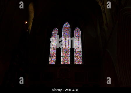 L'intérieur de l'Irlandais cathédrales gothiques de la ville de Dublin Banque D'Images