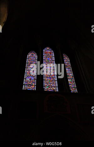 L'intérieur de l'Irlandais cathédrales gothiques de la ville de Dublin Banque D'Images