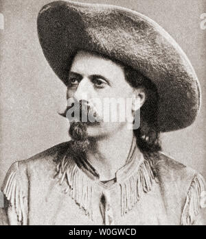 William Frederick "Buffalo Bill" Cody, 1846 - 1917. Scout américain, hunter, bison et showman. À partir de la cérémonie du siècle, publié en 1934. Banque D'Images
