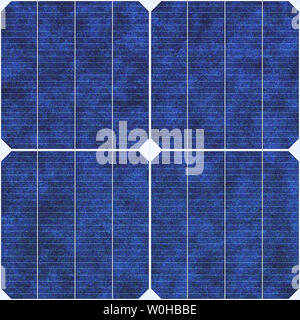 Texture panneau solaire. Les cellules de charge et l'énergie renouvelable. Une photo. Banque D'Images